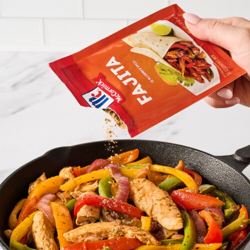 McCormick® Fajita Seasoning Mix Perspective: bottom