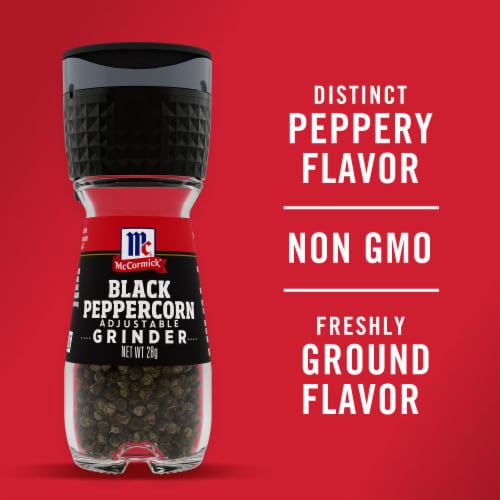 McCormick® Black Peppercorn Grinder Perspective: bottom