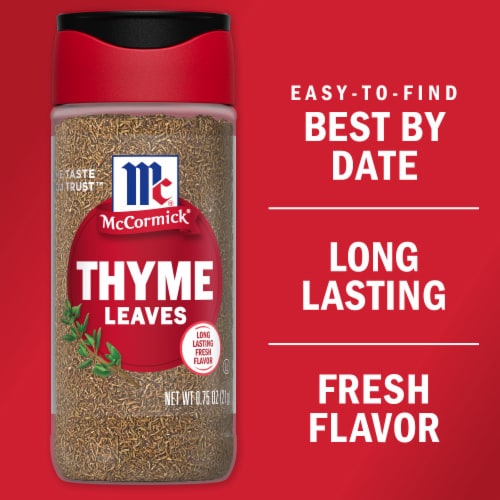 McCormick Whole Thyme Leaves Perspective: bottom