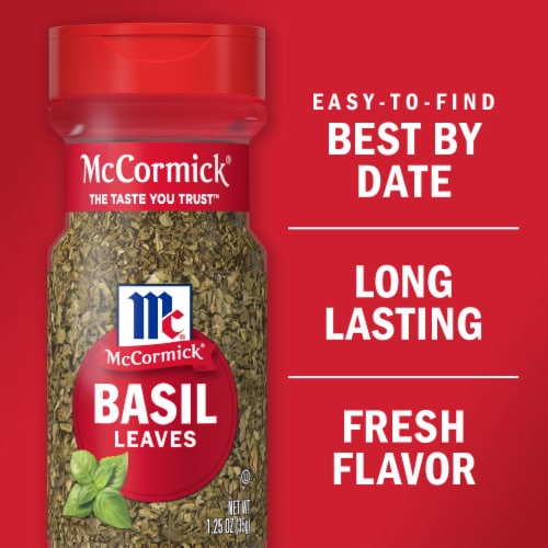 McCormick Basil Leaves Perspective: bottom
