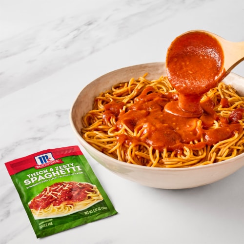 McCormick Thick And Zesty Spaghetti Sauce Seasoning Mix Perspective: bottom