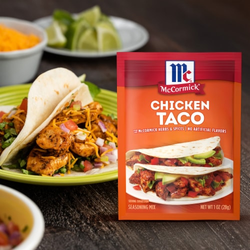 McCormick® Chicken Taco Seasoning Mix Perspective: bottom