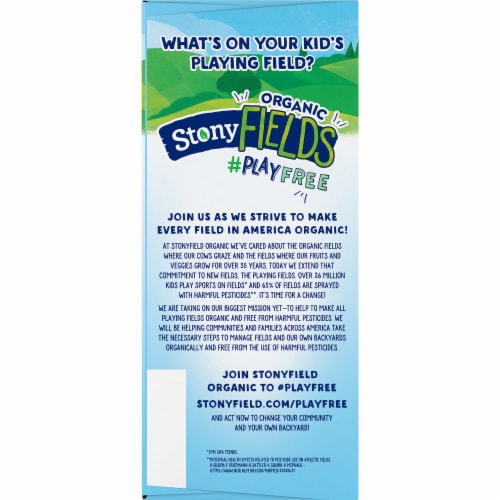 Stonyfield Organic® Pear Spinach Mango Whole Milk Perspective: bottom