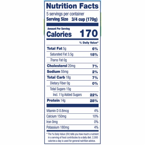 Stonyfield® Organic Vanilla Bean Whole Milk Greek Yogurt Perspective: bottom