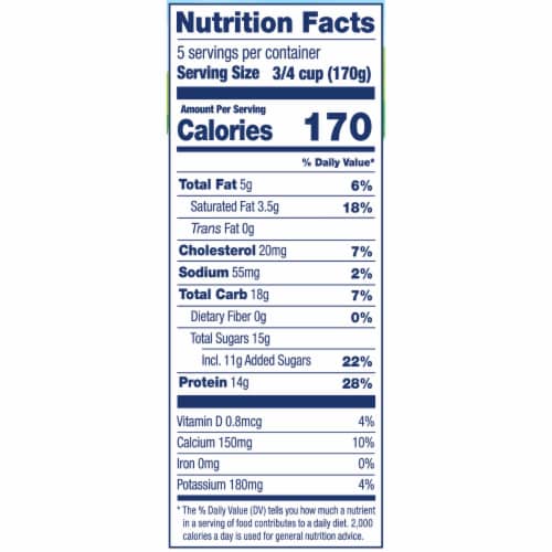 Stonyfield® Organic Vanilla Bean Whole Milk Greek Yogurt Perspective: bottom