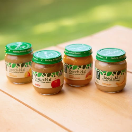 Beech-Nut® Stage 2 Peaches Baby Food Perspective: bottom