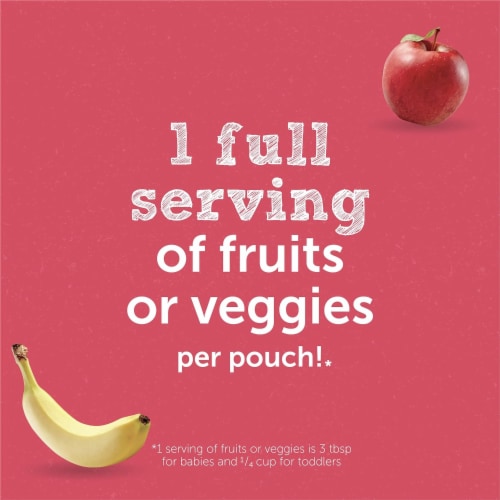 Beech-Nut® Fruities Stage 2 Banana Apple & Strawberry Baby Food Pouch Perspective: bottom