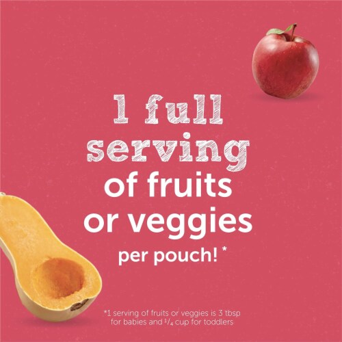 Beech-Nut Fruities Stage 2 Pear Mango & Squash Baby Food Pouch Perspective: bottom