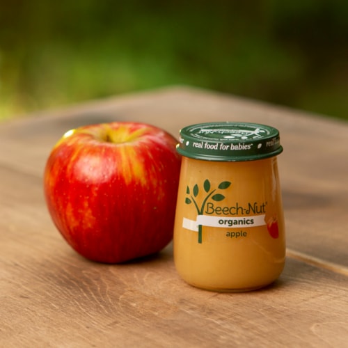 Beech-Nut® Organics Stage 1 Apple Baby Food Perspective: bottom