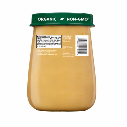 Beech-Nut Organics Stage 1 Organic Baby Food, Pear Perspective: bottom