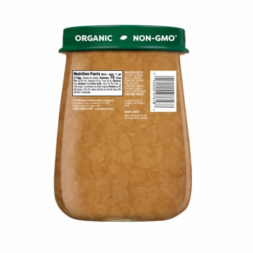 Beech-Nut Organics Stage 3 Organic Baby Food, Banana Pumpkin & Oats Perspective: bottom
