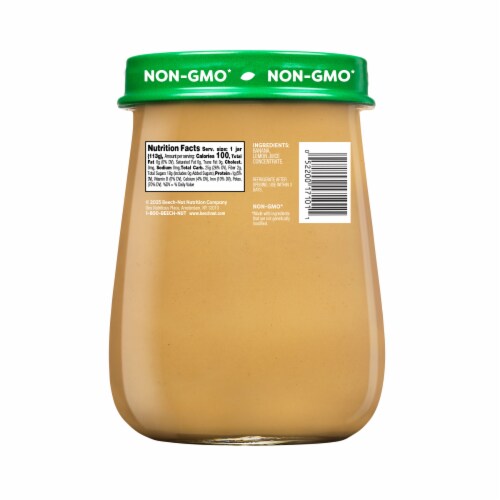 Beech-Nut Naturals Stage 1 Baby Food, Banana Perspective: bottom