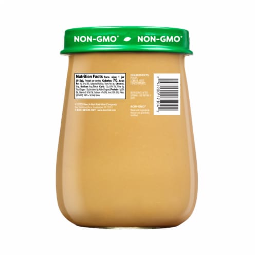Beech-Nut Naturals Stage 1 Baby Food, Pear Perspective: bottom