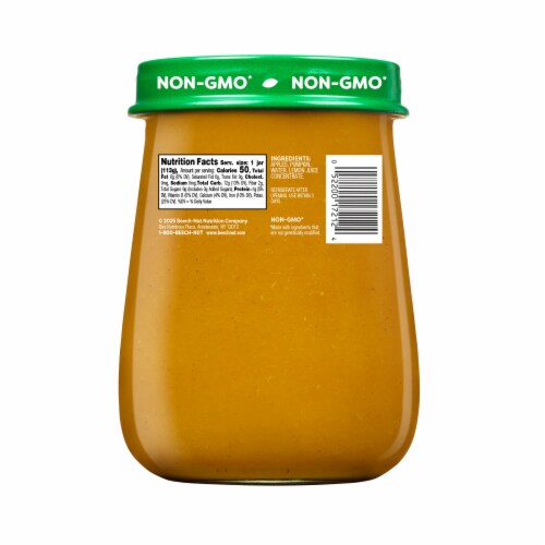 Beech-Nut Naturals Stage 2 Baby Food, Apple & Pumpkin Perspective: bottom