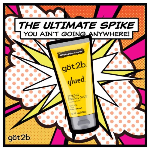 Got2b Glued Styling Spiking Hair Gel Screaming Hold Water-Resistant Perspective: bottom