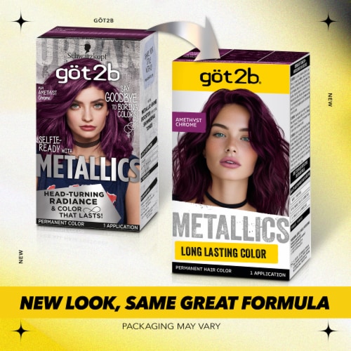 got2b® Metallics Amethyst Chrome Permanent Hair Color Perspective: bottom