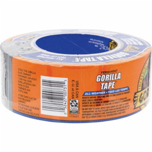 Gorilla® All Weather Permanent Duct Tape - Black Perspective: bottom