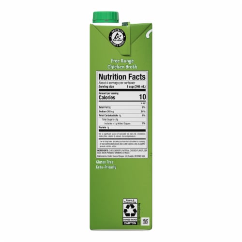 Pacific Foods™ Free Range Chicken Broth Perspective: bottom