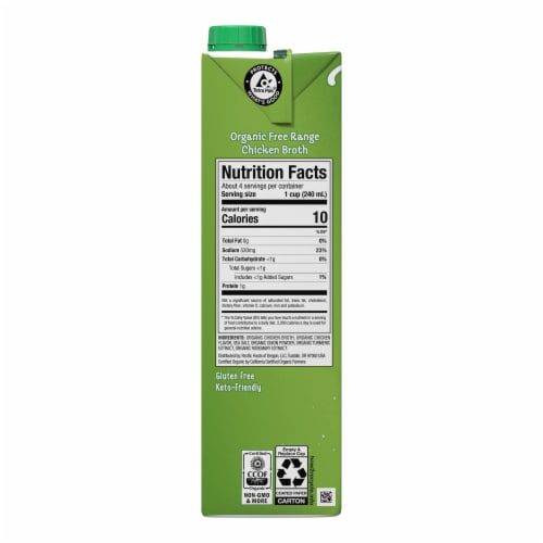 Pacific Foods™ Organic Free Range Chicken Broth Perspective: bottom