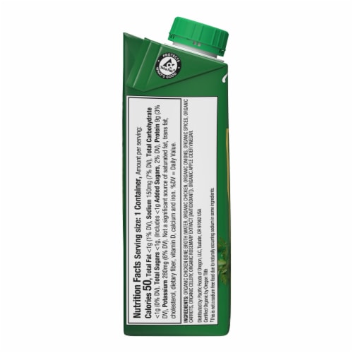 Pacific Foods® Organic Unsalted Original Chicken Bone Broth Perspective: bottom
