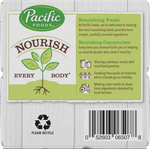 Pacific Organic Chocolate Almond Non Dairy Beverage Perspective: bottom