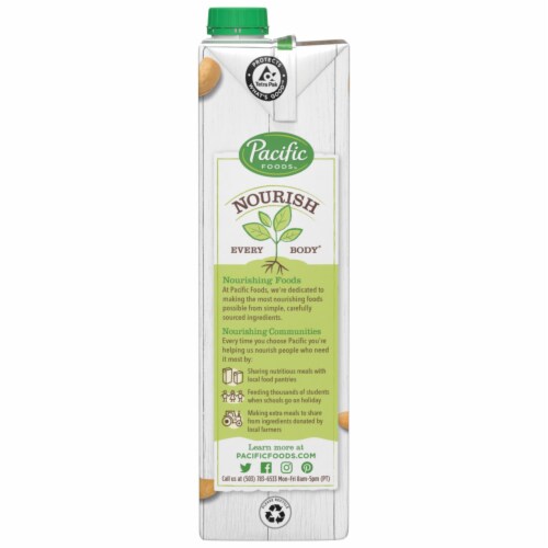 Pacific Foods™ Original Cashew Non-Dairy Beverage Perspective: bottom