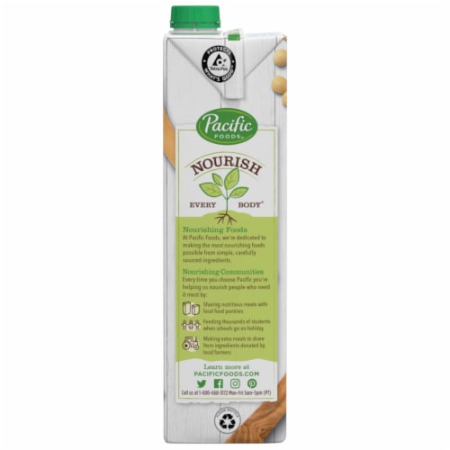 Pacific Foods™ Ultra Soy Original Plant-Based Beverage Perspective: bottom