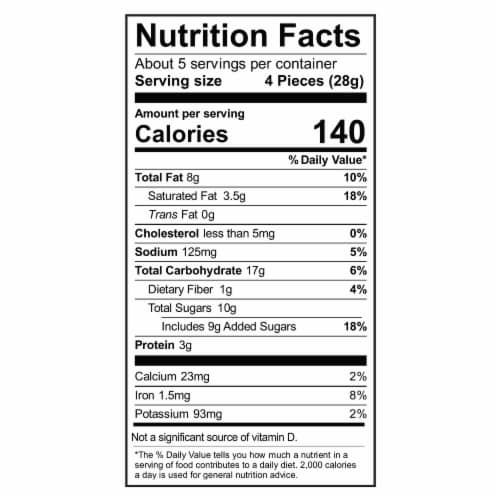 Fannie May Milk Chocolate Peanut Butter Pretzel Snacks Perspective: bottom
