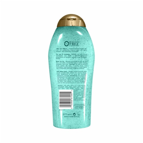 OGX® Hydration + Sea Kelp And Hyaluronic Acid Body Scrub & Wash Perspective: bottom