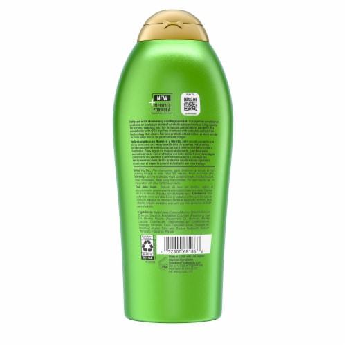 OGX Clarifying Strength + Rosemary Mint Conditioner, Clarifying, Sulfate-Free Surfactants Perspective: bottom