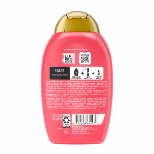 OGX Repair & Protect Bond Protein Repair Shampoo Perspective: bottom