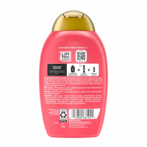 OGX Repair & Protect Bond Protein Repair Conditioner Perspective: bottom