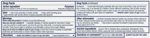Parodontax Gingivitis Bleeding Gums Extra Fresh Toothpaste Perspective: bottom