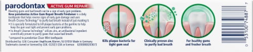 Parodontax Active Gum Repair Breath Freshener Toothpaste Perspective: bottom