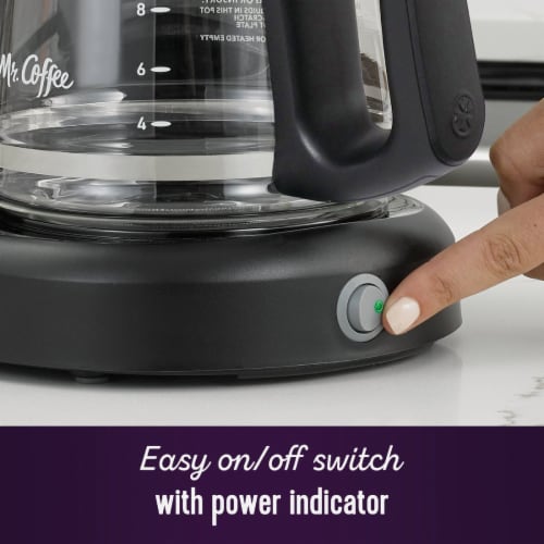 Mr. Coffee® Programmable 12-Cup Coffee Maker - Black Perspective: bottom