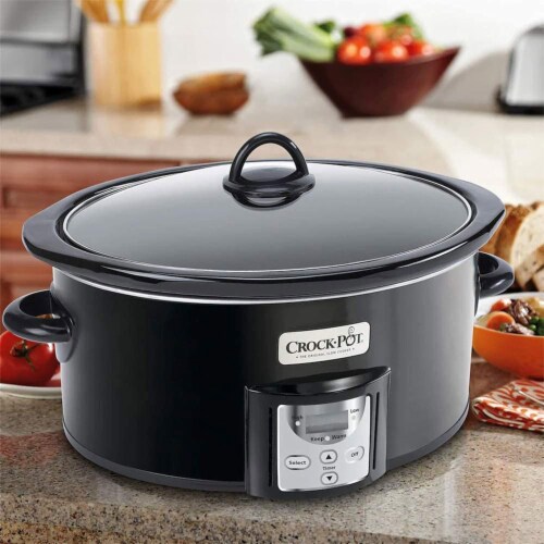 Crock-Pot 4 Quart Stainless Steel Cook & Carry Programmable Slow Cooker  with Lid, 1 Piece - Foods Co.