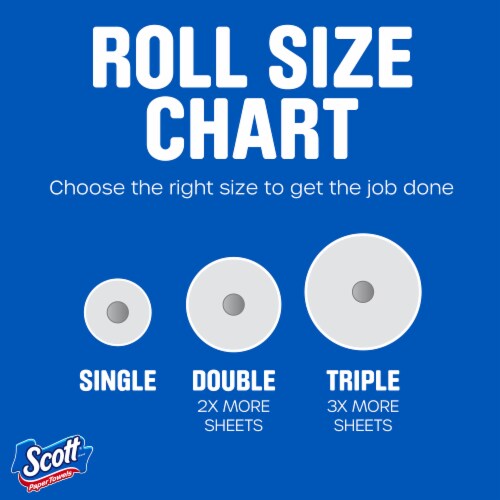 Scott Choose-A-Sheet Paper Towels Double Rolls Perspective: bottom