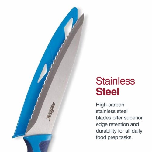 Zyliss® Serrated Utility Knife Set Perspective: bottom