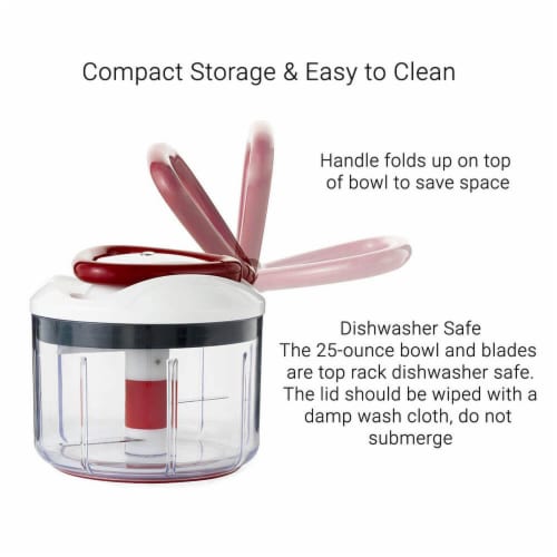 Zyliss® Easy Pull Food Processor Perspective: bottom