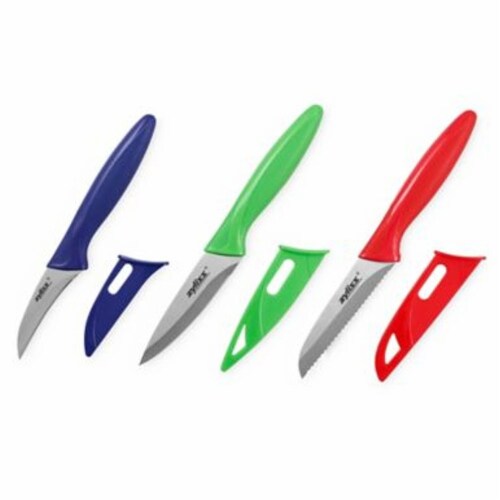 Zyliss Knife Set 3 Piece with protective blade covers, paring