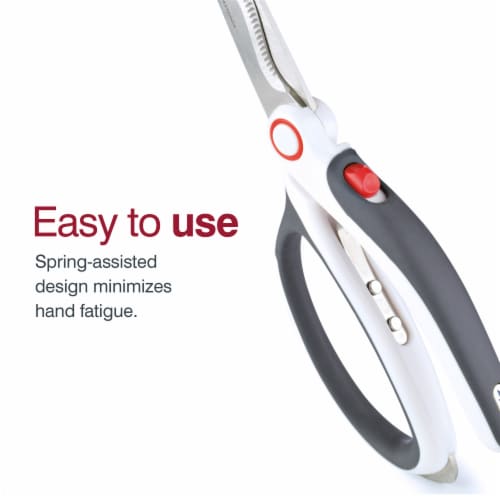 Zyliss® All-Purpose Shears in Black/White Perspective: bottom