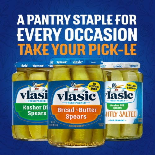 Vlasic Bread And Butter Pickle Spears Perspective: bottom