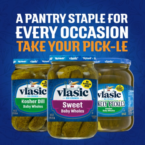 Vlasic Sweet Baby Whole Pickles Perspective: bottom