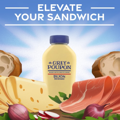 Grey Poupon Dijon Mustard Perspective: bottom