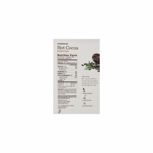 Starbucks Cocoa Mix Peppermint 8ct Perspective: bottom