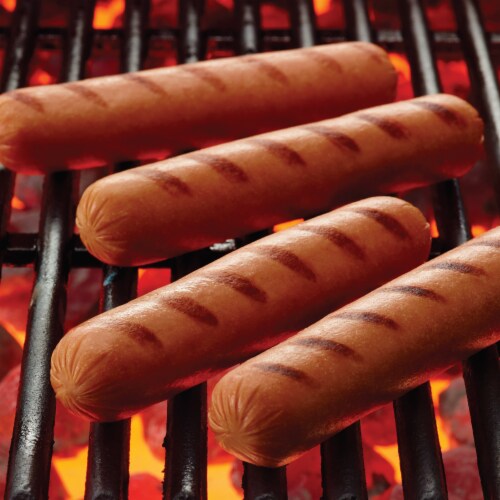 Ball Park Bun Length Prime Uncured Beef Hot Dogs Perspective: bottom