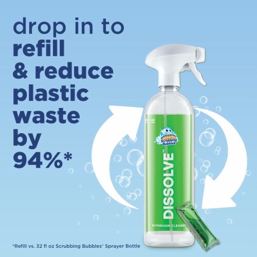 Scrubbing Bubbles® Dissolve™ Bathroom Cleaner Perspective: bottom