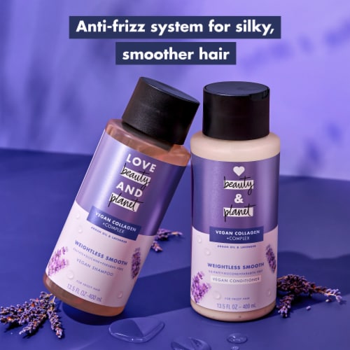 Love Beauty & Planet Smoothe & Serene Argan Oil & Lavender Conditioner Perspective: bottom