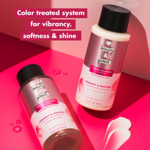 Love Beauty and Planet Blooming Color Murumuru Butter & Rose Biodegradable Conditioner Perspective: bottom