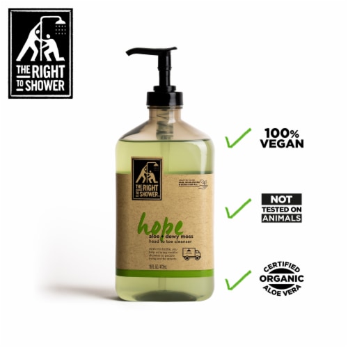 The Right To Shower Hope Body Wash Perspective: bottom
